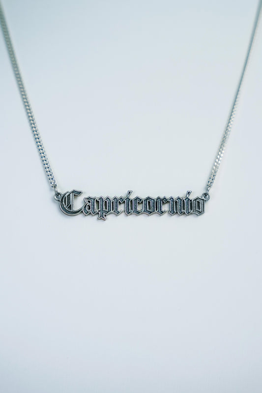 Collar Capricornio - 99.9% Plata pura