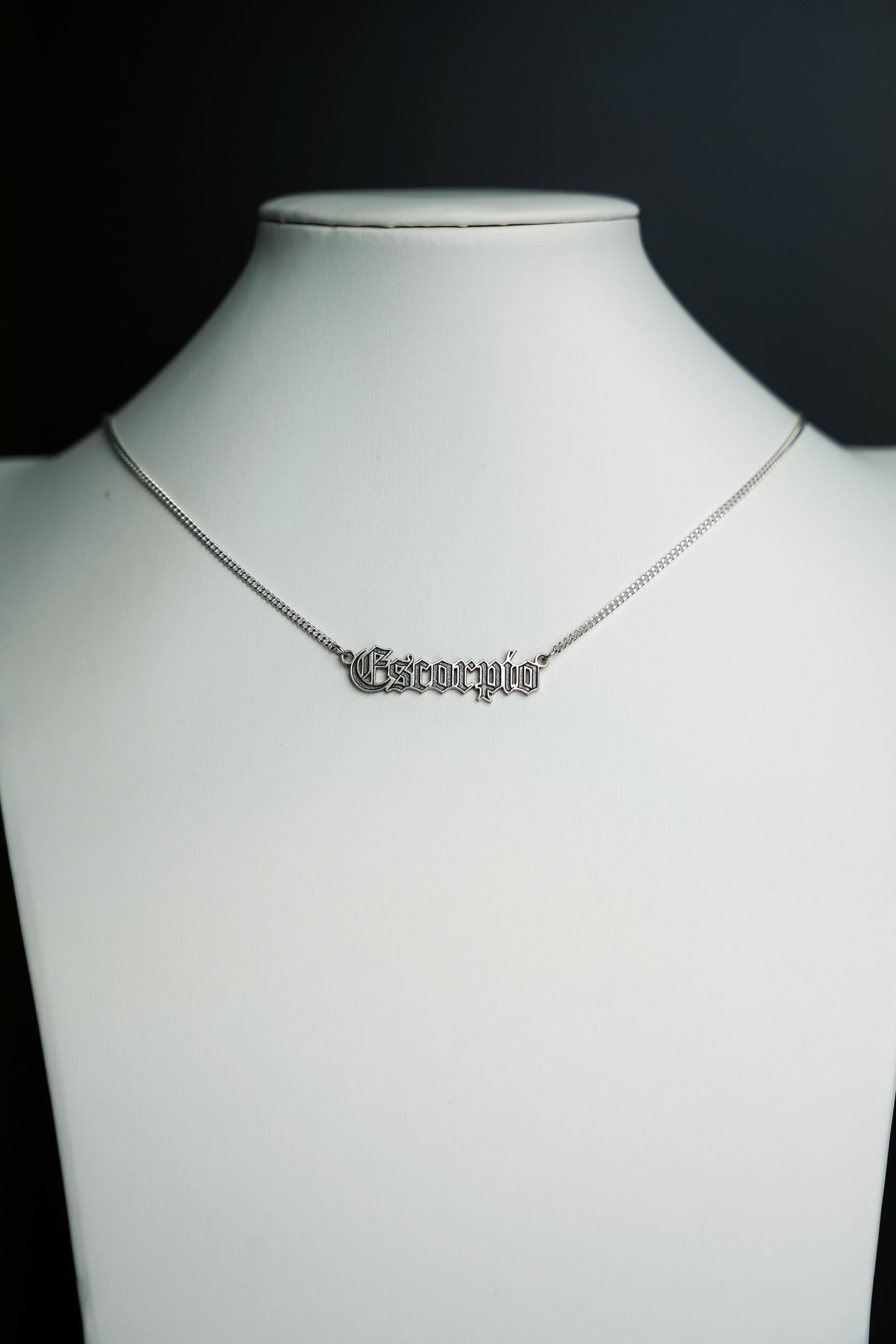 Collar Escorpio - 99.9% Plata pura