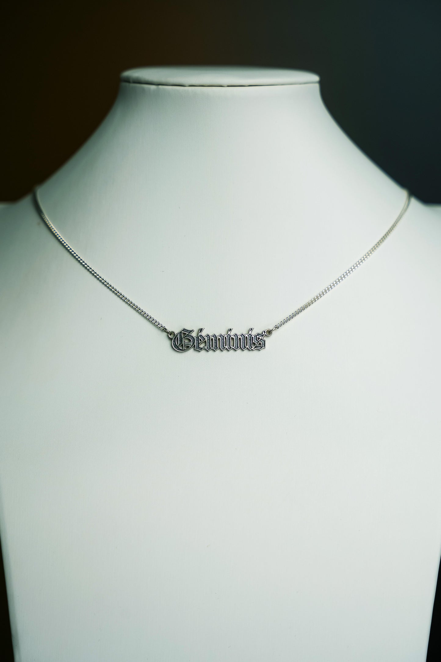 Collar Géminis - 99.9% Plata pura